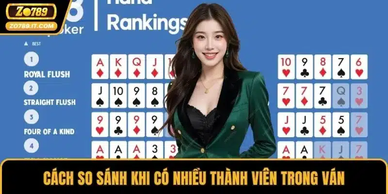 Cách so sánh khi có nhiều thành viên trong ván